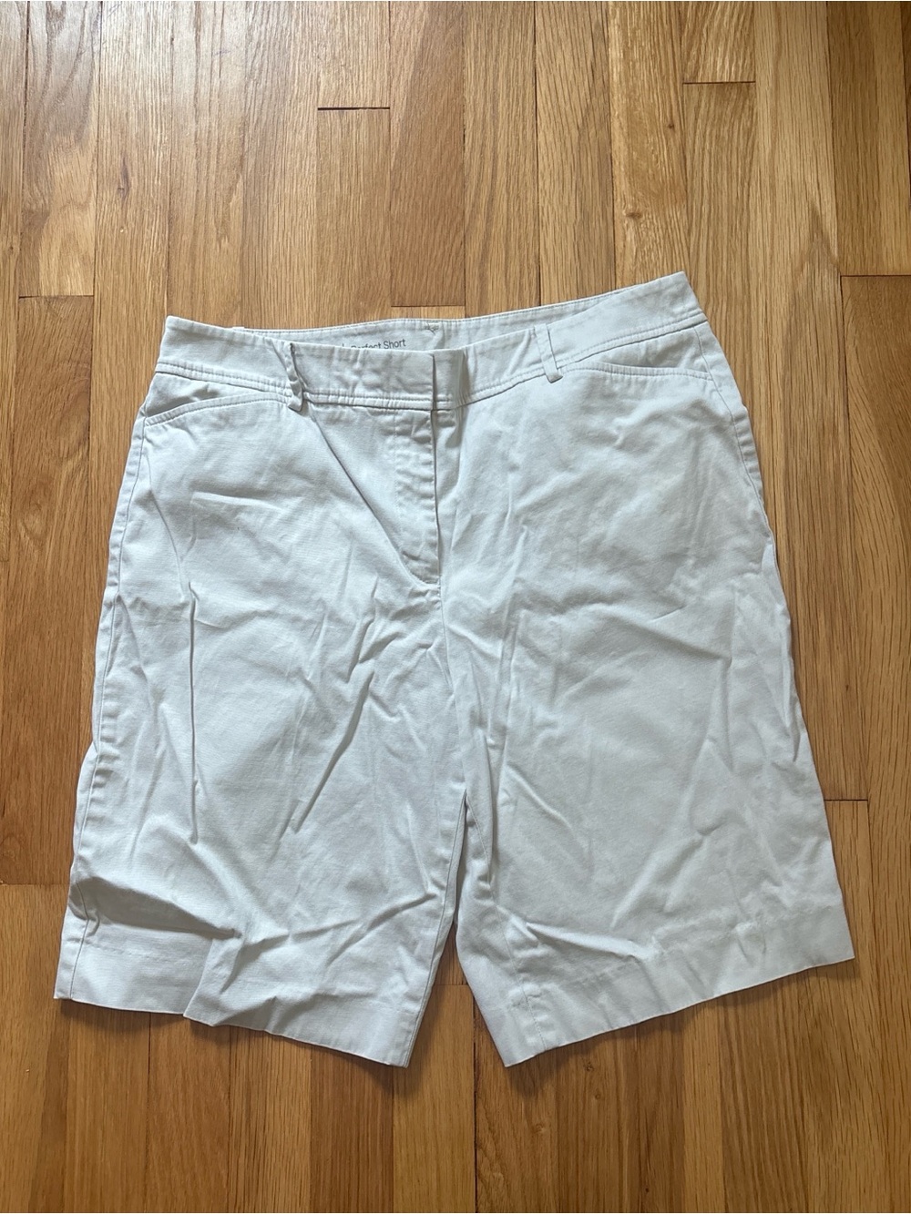 Talbots “Perfect Short” light grey
